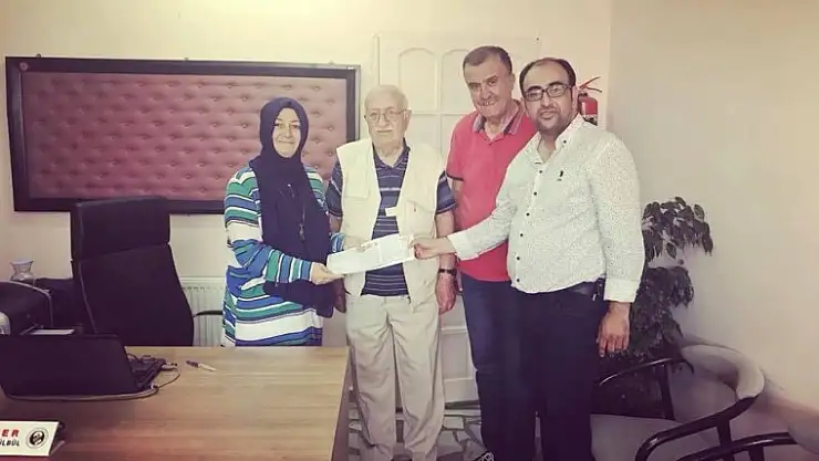 EMEKLİ POLİSTEN THK'YA ANLAMLI BAĞIŞ