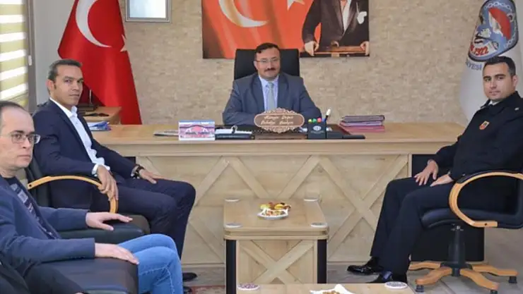 KAYMAKAM ÇİÇEK'TEN HAYIRLI OLSUN ZİYARETİ