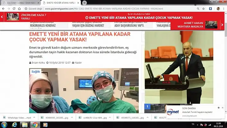 KADIN DOĞUMCUNUN MERKEZE ALINMA HABERİMİZ MECLİSTE