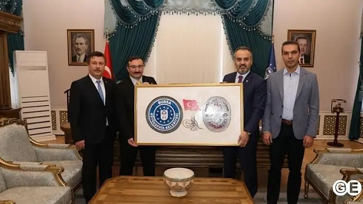 Kardeş Belediye Bursa BüyükŞehir Başkanlığına Ziyaret