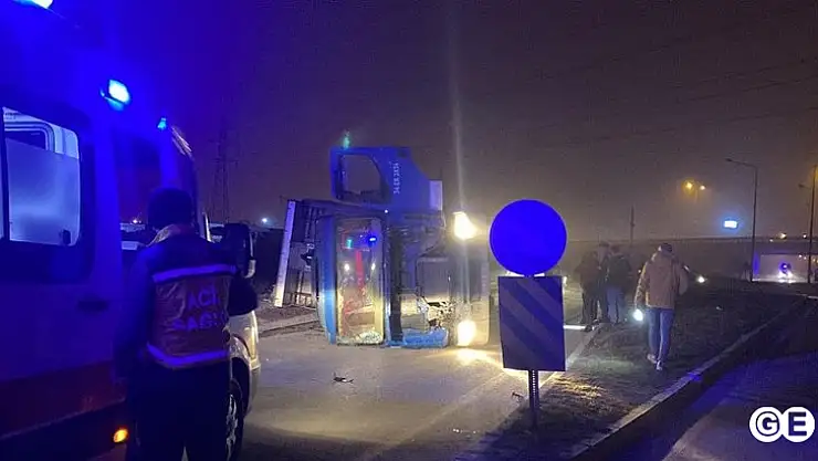 Kaza Yapan Şoföre Yardım Eden Şoförde Alkollü Çıktı