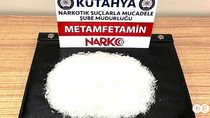 Kütahyada  910 gram Metamfetamin Ele Geçirildi