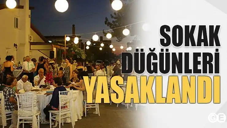 Kütahyada Sokak Düğünleri Yasaklandı