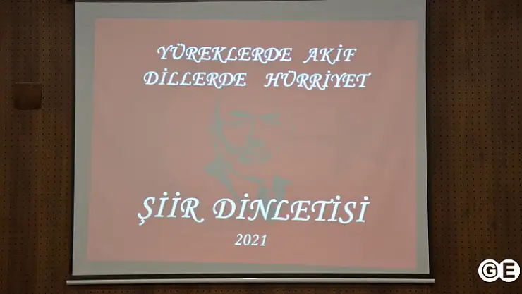 Milli Şairimizin Ölüm Yıldönümün de Öğrencilerimizden Şiir Dinletisi