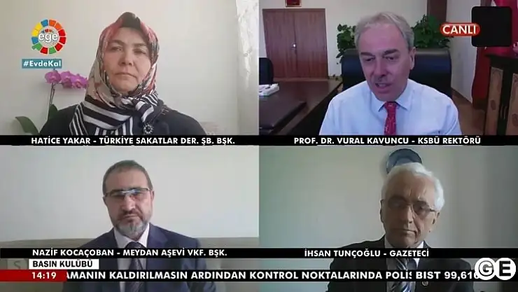 REKTÖR KAVUNCU: KÜTAHYA'DA VAKA SAYISI ARTMAYA DEVAM EDİYOR