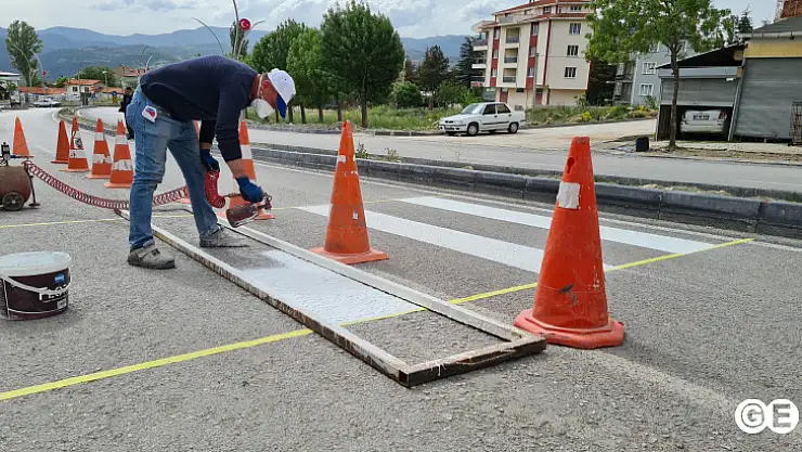 Şehir İçi Yaya Geçitleri Yenilendi