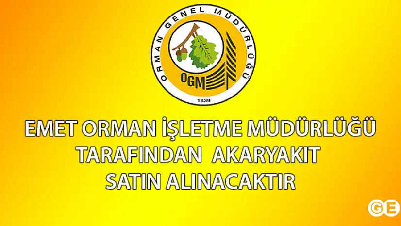 Akaryakıt satın alınacaktır