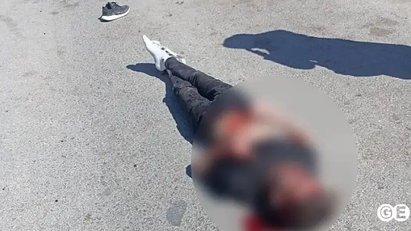 Emet'te feci kaza! İki motosiklet çapıştı