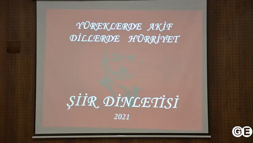 Milli Şairimizin Ölüm Yıldönümün de Öğrencilerimizden Şiir Dinletisi